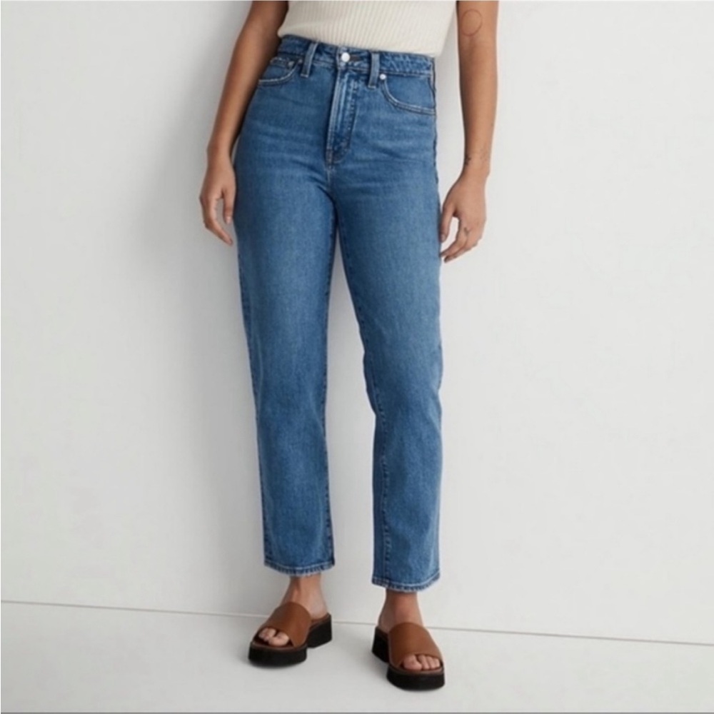 Madewell Perfect Vintage High Rise Straight Leg Jean Size 26